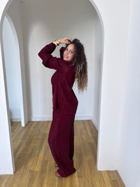 Elara Set In Burgundy