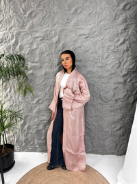 Aurora Kimono In Powder Pink
