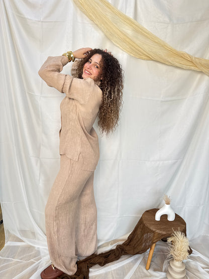 Elara set In Beige