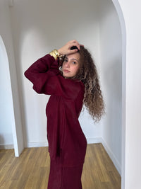 Elara Set In Burgundy