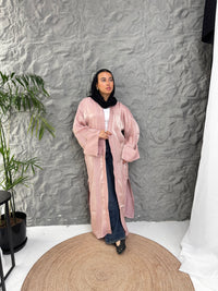 Aurora Kimono In Powder Pink